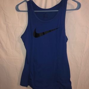 Blue Nike Dri-Fit Tank Top